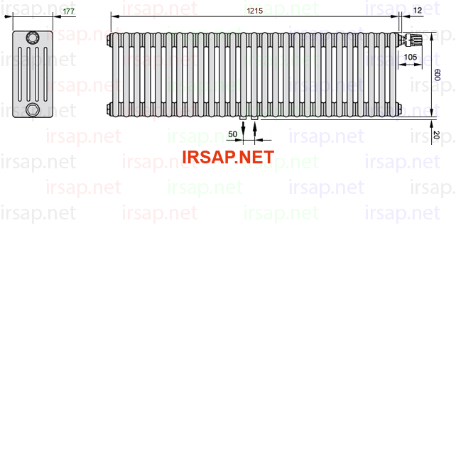 Радиатор IRSAP Tesi 50600/27 T52 CL 01